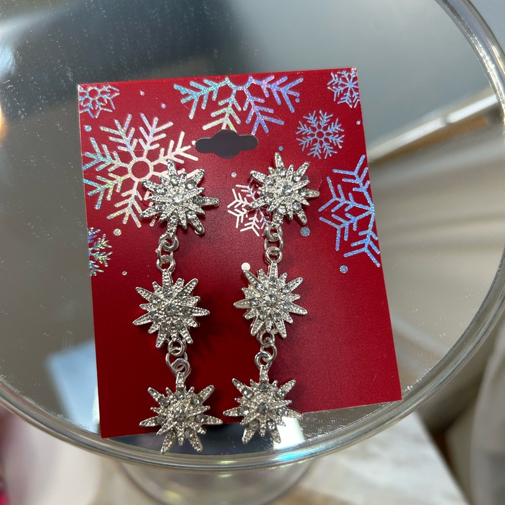 Sparkling earrings